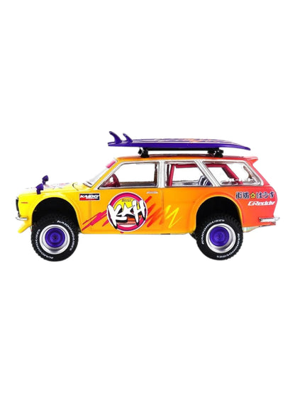 [Unsealed] KHMG210 : Mini GT Kaido House Datsun 510 Wagon 4x4 Kaido Islands V1 Code-210 1:64 Scale