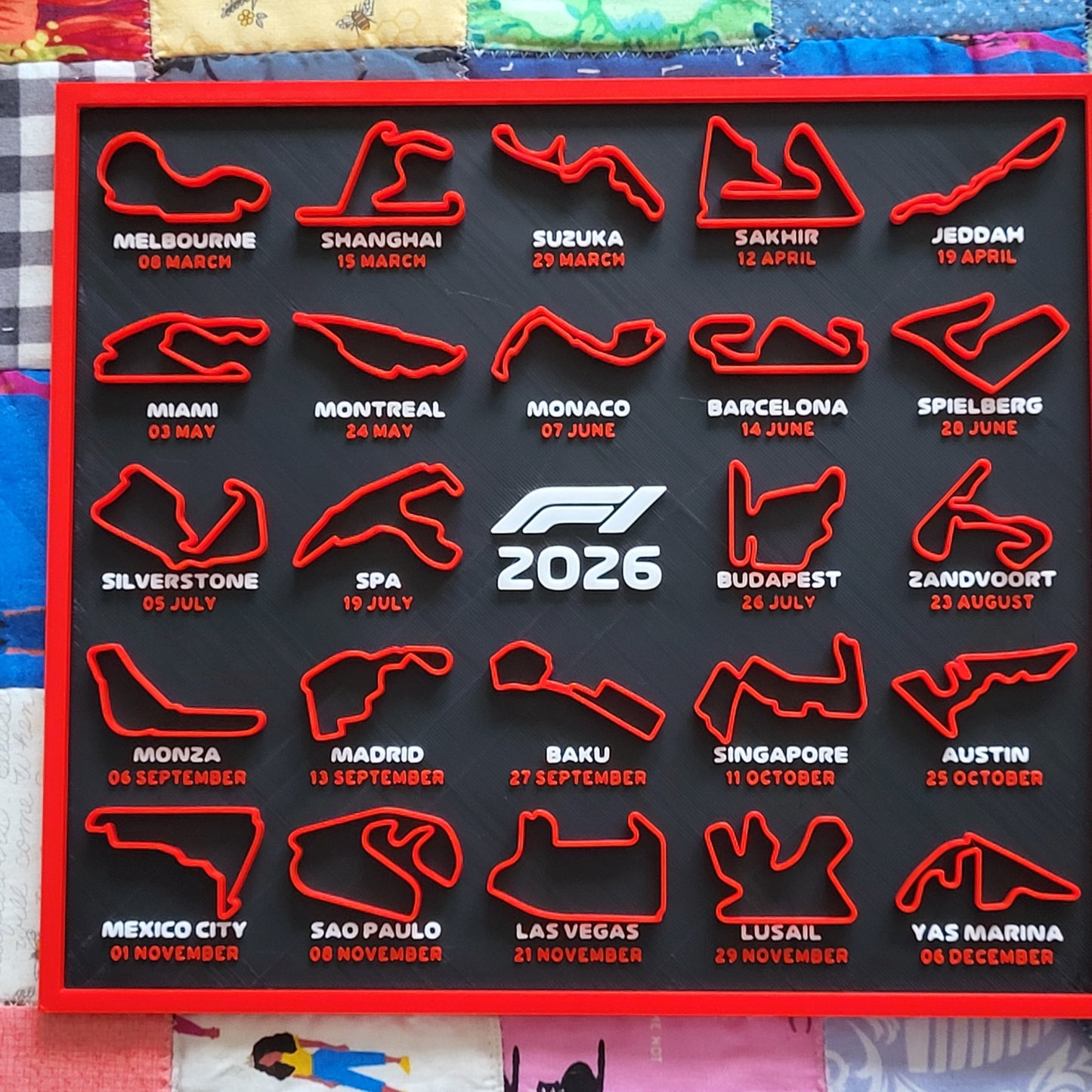 2026 Formula 1 Calendar F1