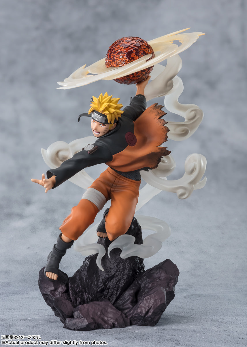 TAMASHII NATIONS - Naruto Shippuden - [Extra Battle] Naruto Uzumaki -Sage Art: Lava Release Rasenshuriken-, Bandai Spirits FiguartsZERO Collectible Figure