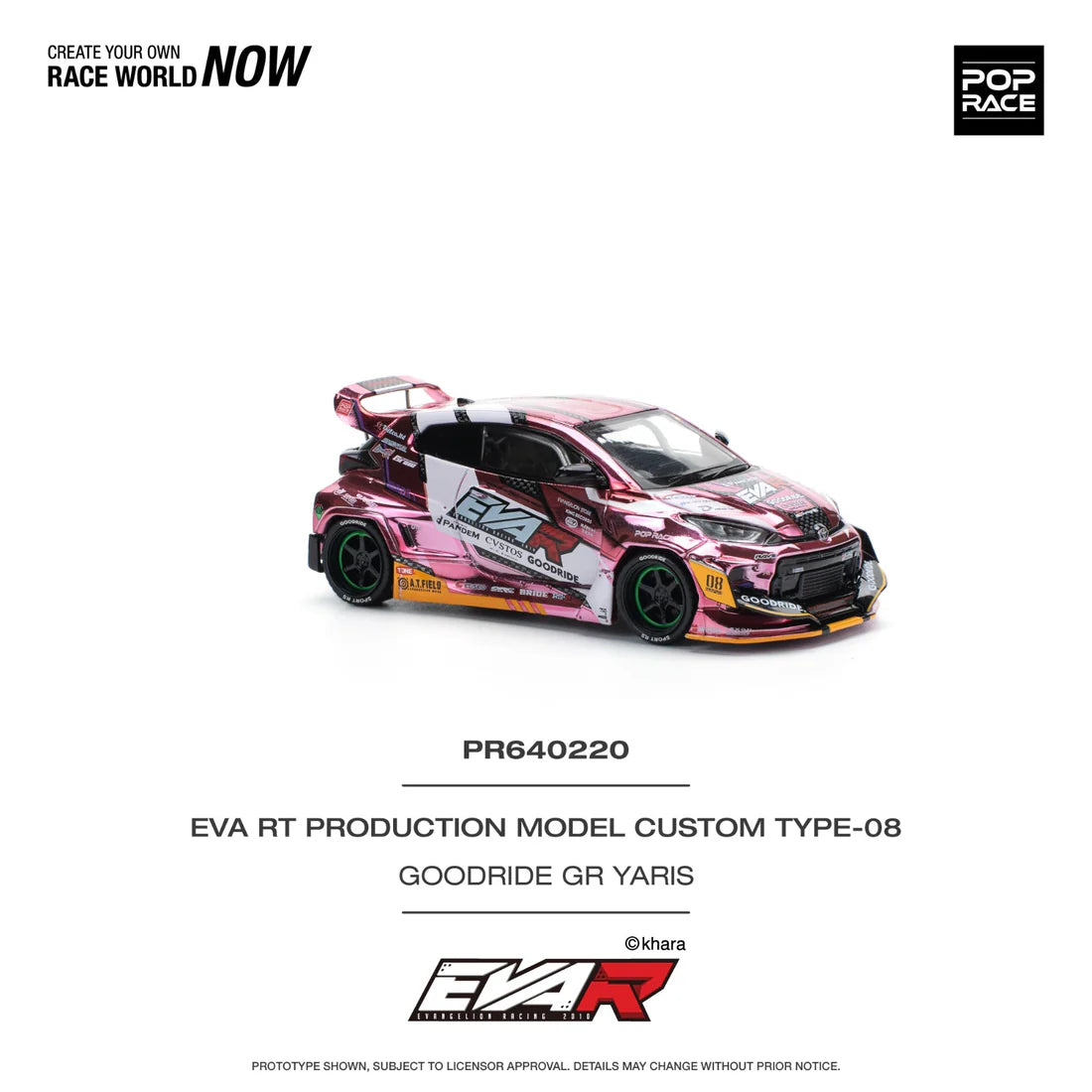 Pop race PR64-220 goodride gr yaris 1:64 Scale