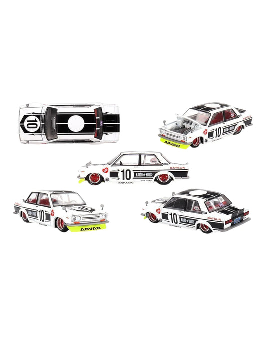 KHMG176 : Mini GT Kaido House 176 Datsun 510 Street Team XMM V1 1:64 Scale