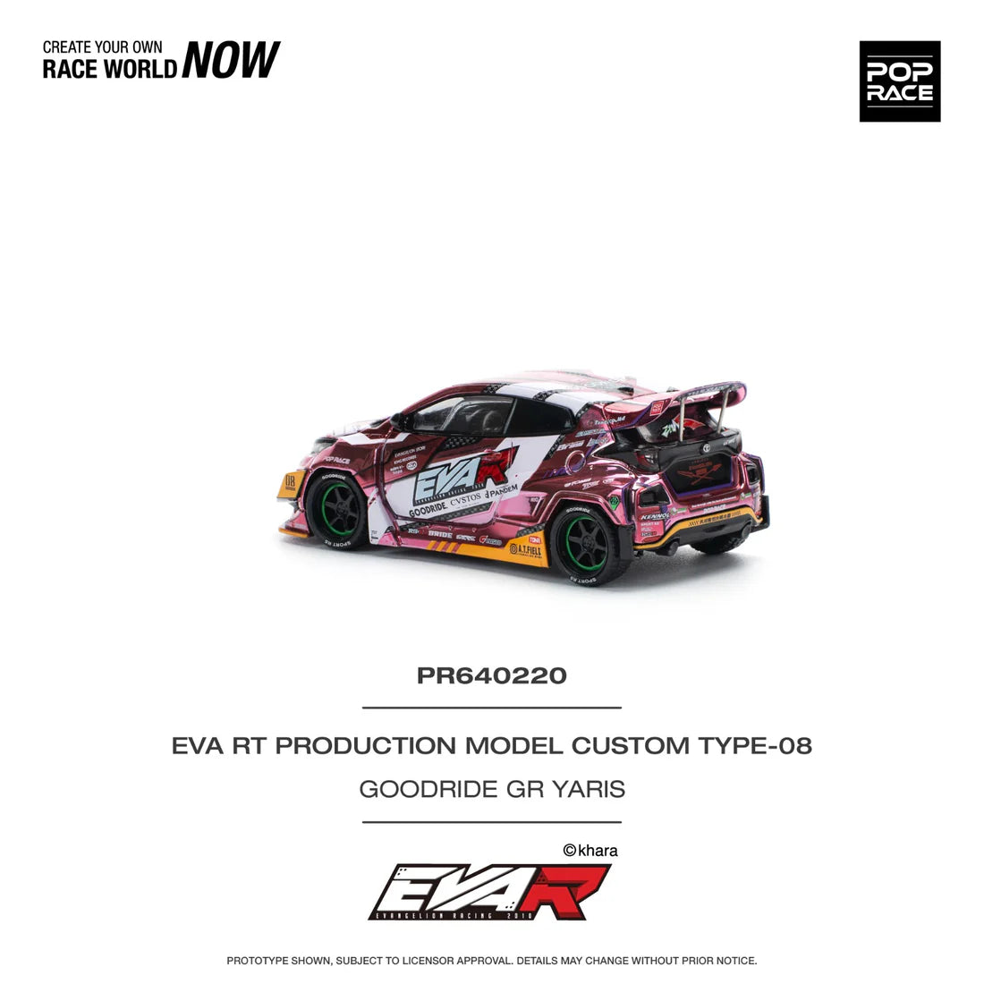 Pop race PR64-220 goodride gr yaris 1:64 Scale