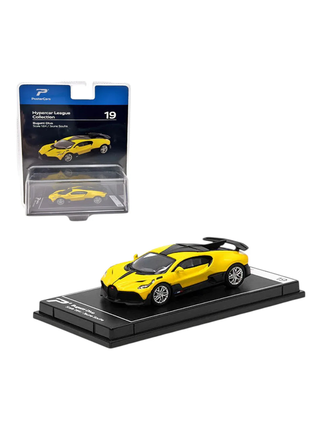 PosterCars Hypercar League Collection Bugatti Divo 1:64 Scale