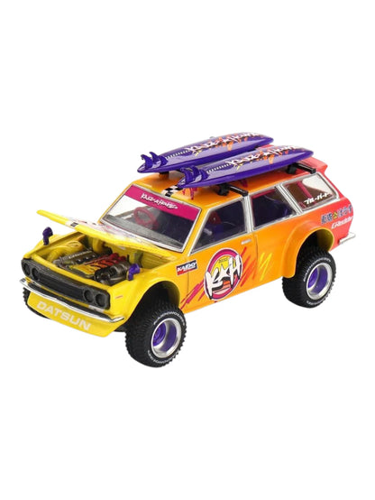 [Unsealed] KHMG210 : Mini GT Kaido House Datsun 510 Wagon 4x4 Kaido Islands V1 Code-210 1:64 Scale