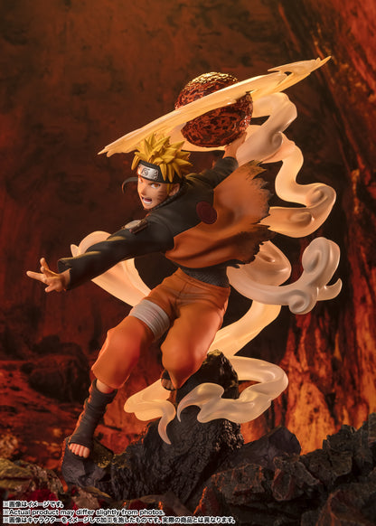 TAMASHII NATIONS - Naruto Shippuden - [Extra Battle] Naruto Uzumaki -Sage Art: Lava Release Rasenshuriken-, Bandai Spirits FiguartsZERO Collectible Figure