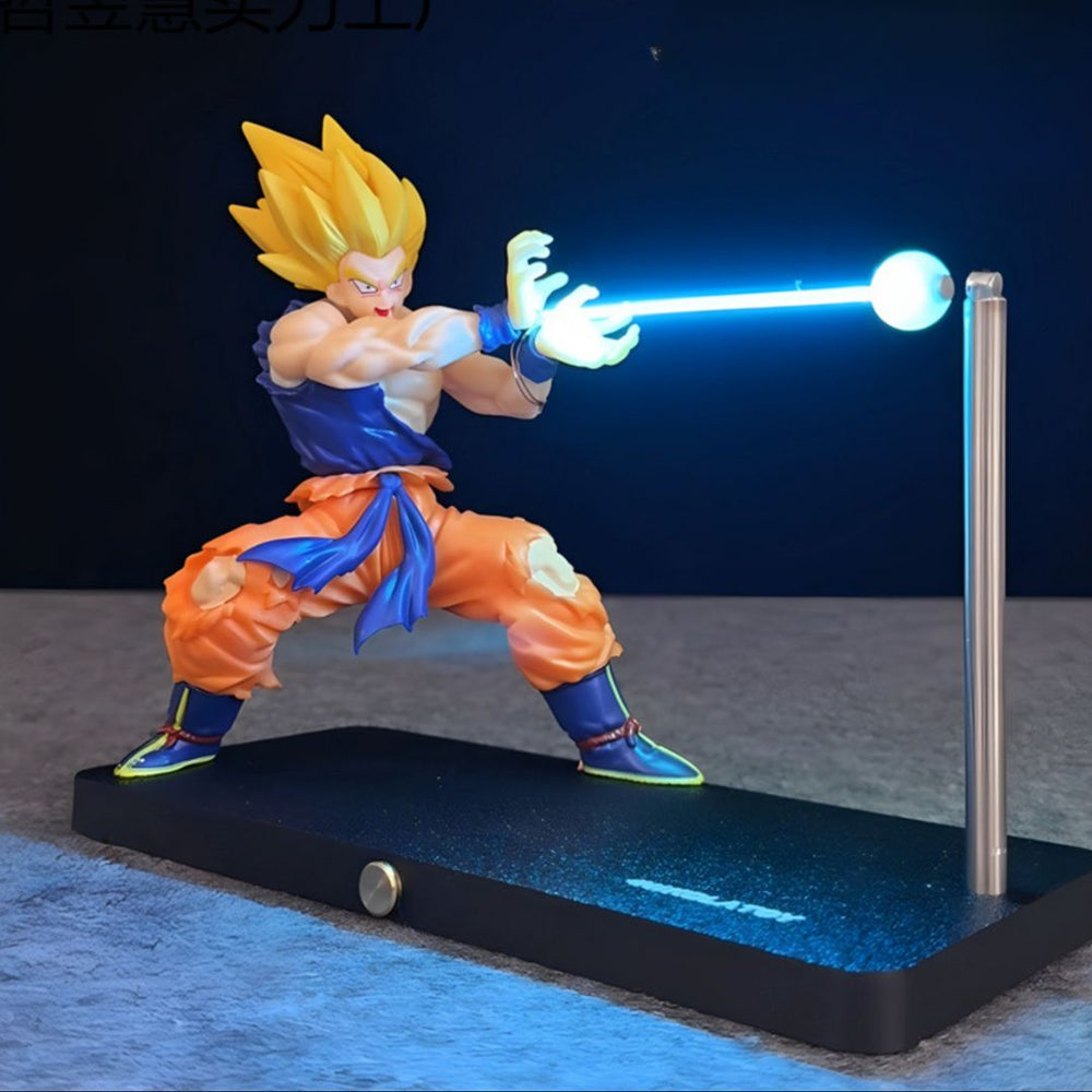 Goku Kamehameha Magnetic Night Light – Dragon Ball Z Action Figure with LED