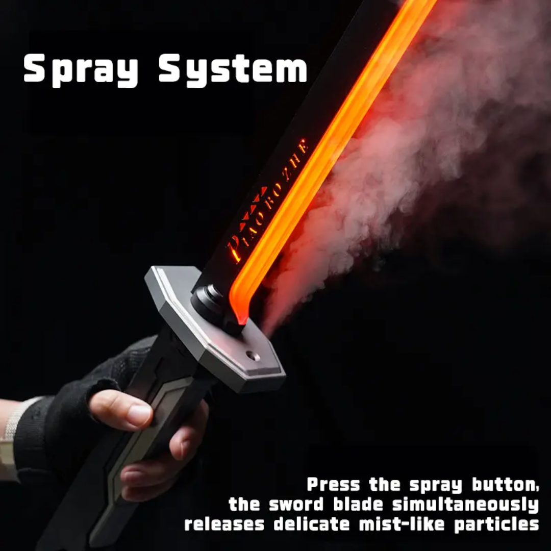 Spark FX Lightsaber Sword – LED Light Blade with Real Sparks & Smoke Effect