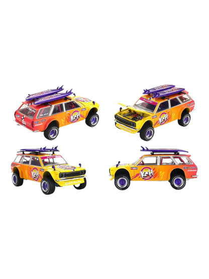 [Unsealed] KHMG210 : Mini GT Kaido House Datsun 510 Wagon 4x4 Kaido Islands V1 Code-210 1:64 Scale