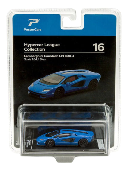 PosterCars Hypercar League Collection Lamborghini Countach LPI 800-4 1:64 Scale