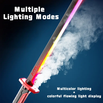 Spark FX Lightsaber Sword – LED Light Blade with Real Sparks & Smoke Effect